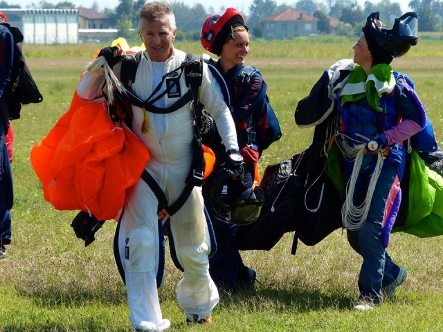 Atterraggio con istruttore